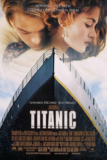 Affiche Poster de Titanic avec Leonardo DiCaprio et Kate Winslet 1997