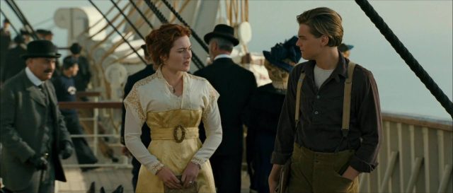 Leonardo DiCaprio et Kate Winslet dans Titanic 1997