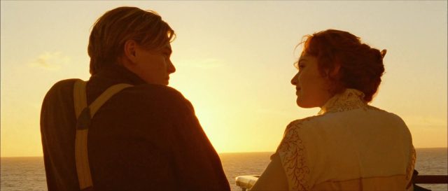 Leonardo DiCaprio et Kate Winslet dans Titanic 1997