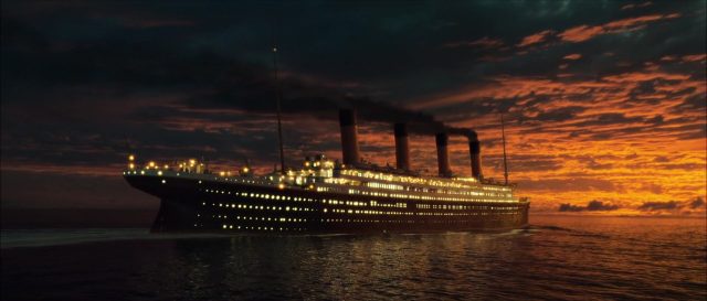 Leonardo DiCaprio et Kate Winslet dans Titanic 1997