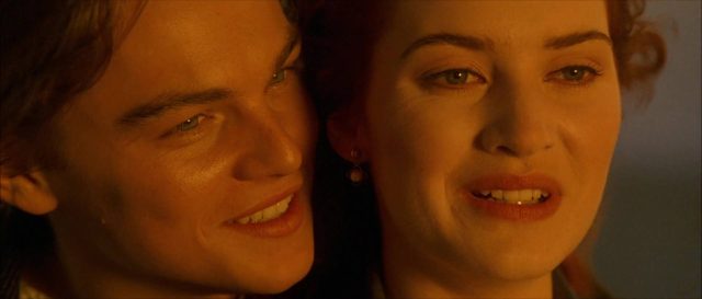 Leonardo DiCaprio et Kate Winslet dans Titanic 1997