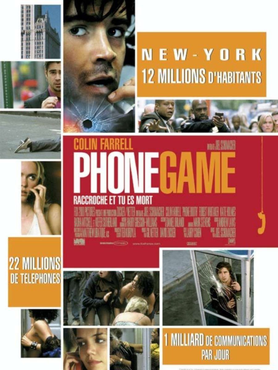 Affiche Poster phone game booth disney fox