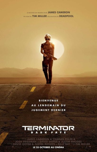 Terminator : dark fate - Photos et affiches. 2 Affiche Poster de Terminator Dark Fate avec Linda Hamilton et Arnold Schwarzenegger 2019