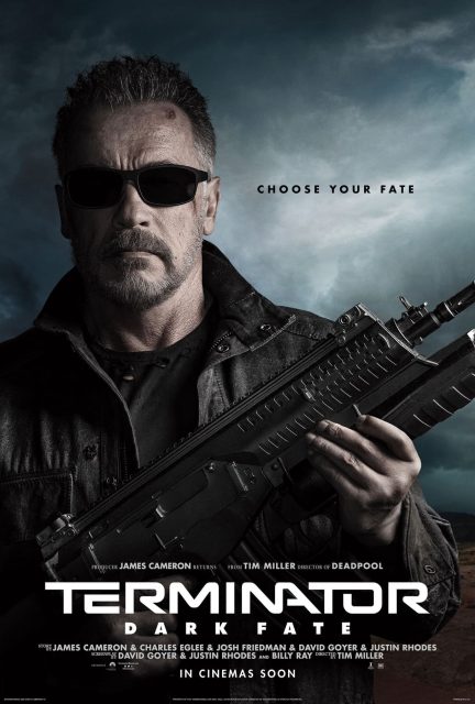 Terminator : dark fate - Photos et affiches. 10 Affiche Poster de Terminator Dark Fate avec Linda Hamilton et Arnold Schwarzenegger 2019