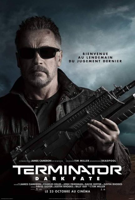 Terminator : dark fate - Photos et affiches. 3 Affiche Poster de Terminator Dark Fate avec Linda Hamilton et Arnold Schwarzenegger 2019