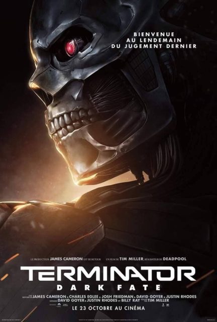 Terminator : dark fate - Photos et affiches. 4 Affiche Poster de Terminator Dark Fate avec Linda Hamilton et Arnold Schwarzenegger 2019