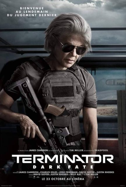 Terminator : dark fate - Photos et affiches. 5 Affiche Poster de Terminator Dark Fate avec Linda Hamilton et Arnold Schwarzenegger 2019