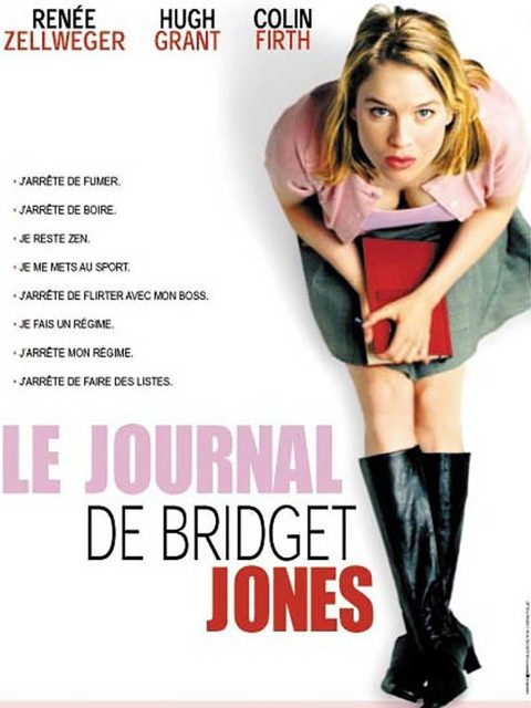 Le journal de Bridget Jones - Streaming. 1 Affiche Poster journal bridget jones diary disney miramax