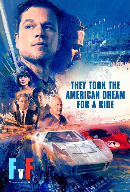 Affiche Poster le mans 66 ford ferrari disney fox