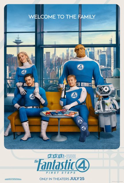 Les 4 Fantastiques : premiers pas - Photos et affiches. 15 Affiche Poster Les 4 Fantastiques : premiers pas Fantastic Four : first steps avec Pedro Pascal et Vanessa Kirby 2025