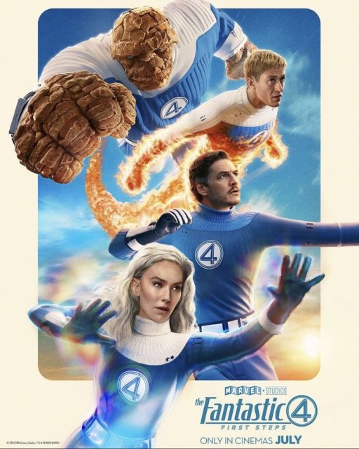 Les 4 Fantastiques : premiers pas - Photos et affiches. 19 Affiche Poster Les 4 Fantastiques : premiers pas Fantastic Four : first steps avec Pedro Pascal et Vanessa Kirby 2025
