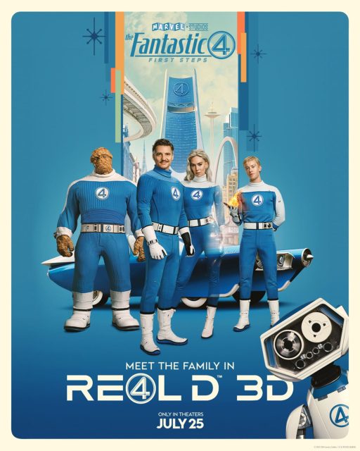 Les 4 Fantastiques : premiers pas - Photos et affiches. 20 Affiche Poster Les 4 Fantastiques : premiers pas Fantastic Four : first steps avec Pedro Pascal et Vanessa Kirby 2025