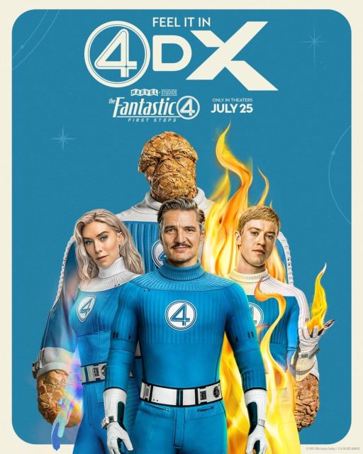 Les 4 Fantastiques : premiers pas - Photos et affiches. 22 Affiche Poster Les 4 Fantastiques : premiers pas Fantastic Four : first steps avec Pedro Pascal et Vanessa Kirby 2025