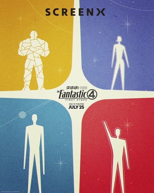 Les 4 Fantastiques : premiers pas - Photos et affiches. 23 Affiche Poster Les 4 Fantastiques : premiers pas Fantastic Four : first steps avec Pedro Pascal et Vanessa Kirby 2025