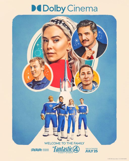 Les 4 Fantastiques : premiers pas - Photos et affiches. 24 Affiche Poster Les 4 Fantastiques : premiers pas Fantastic Four : first steps avec Pedro Pascal et Vanessa Kirby 2025