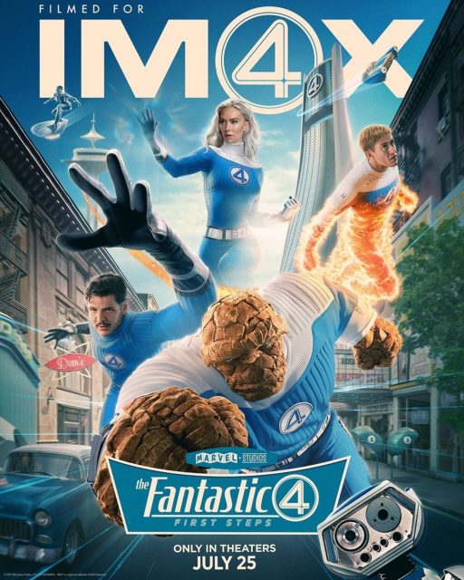 Les 4 Fantastiques : premiers pas - Photos et affiches. 25 Affiche Poster Les 4 Fantastiques : premiers pas Fantastic Four : first steps avec Pedro Pascal et Vanessa Kirby 2025