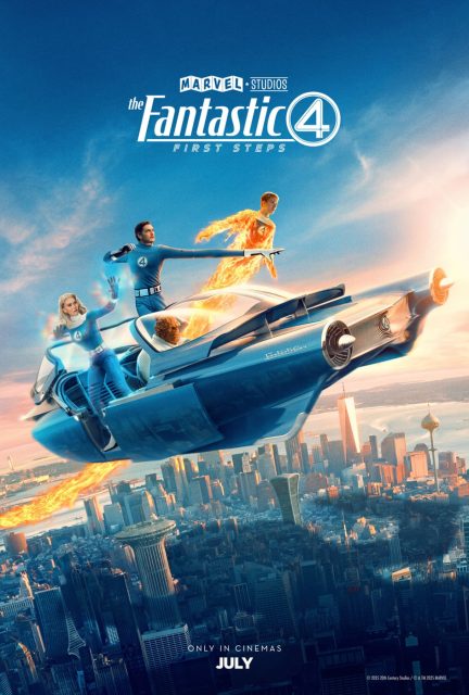 Les 4 Fantastiques : premiers pas - Photos et affiches. 26 Affiche Poster Les 4 Fantastiques : premiers pas Fantastic Four : first steps avec Pedro Pascal et Vanessa Kirby 2025