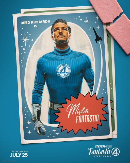 Les 4 Fantastiques : premiers pas - Photos et affiches. 28 Affiche Poster Les 4 Fantastiques : premiers pas Fantastic Four : first steps avec Pedro Pascal et Vanessa Kirby 2025