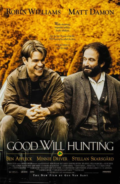 Affiche Poster de Will Hunting avec Robin Williams et Matt Damon 1997