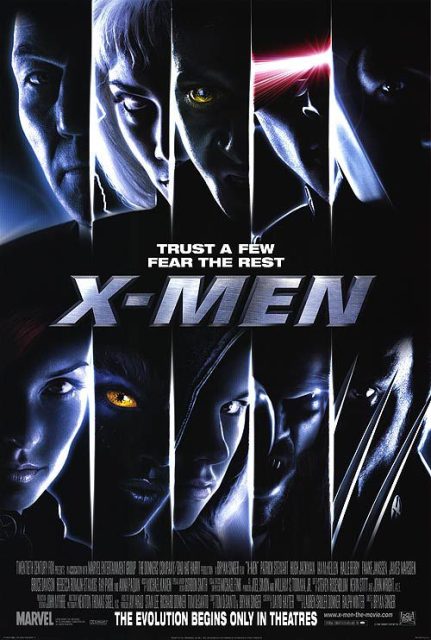 X-Men - Photos et affiches. 4 Affiche Poster de X-Men avec Hugh Jackman Patrick Stewart et Ian McKellen 2000