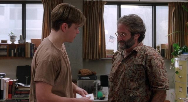Robin Williams et Matt Damon dans Will Hunting 1997