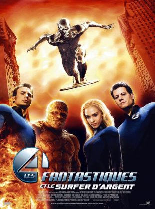 Affiche Poster de Les 4 Fantastiques et le Surfer d'argent Fantastic Four : Rise of the Silver avec Ioan Gruffudd Jessica Alba et Chris Evans 2007