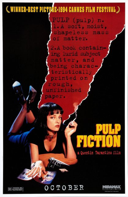 Affiche Poster pulp fiction disney miramax