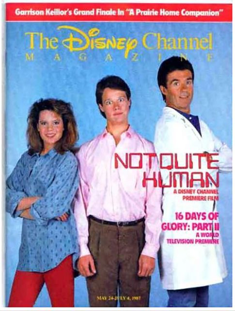 Affiche Poster electronic junior humain presque quite human disney channel