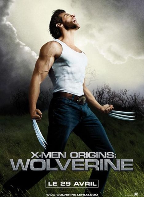 X-Men Origins : Wolverine - Photos et affiches. 3 Affiche Poster de X-Men Origins : Wolverine avec Hugh Jackman 2009