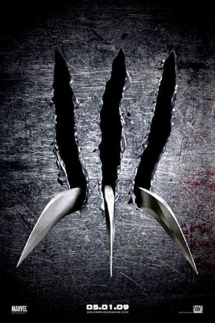 X-Men Origins : Wolverine - Photos et affiches. 6 Affiche Poster de X-Men Origins : Wolverine avec Hugh Jackman 2009