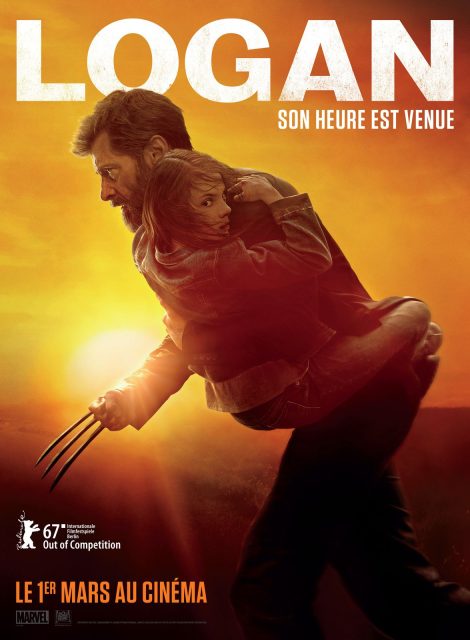 Logan. 1 Affiche Poster de Logan avec Hugh Jackman Patrick Stewart et Dafne Keen 2017
