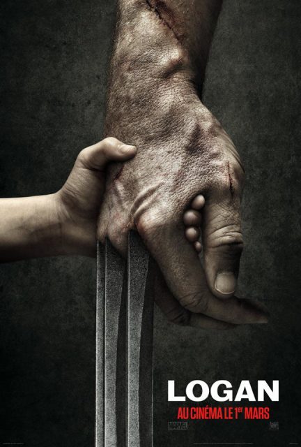 Logan - Photos et affiches. 2 Affiche Poster de Logan avec Hugh Jackman Patrick Stewart et Dafne Keen 2017