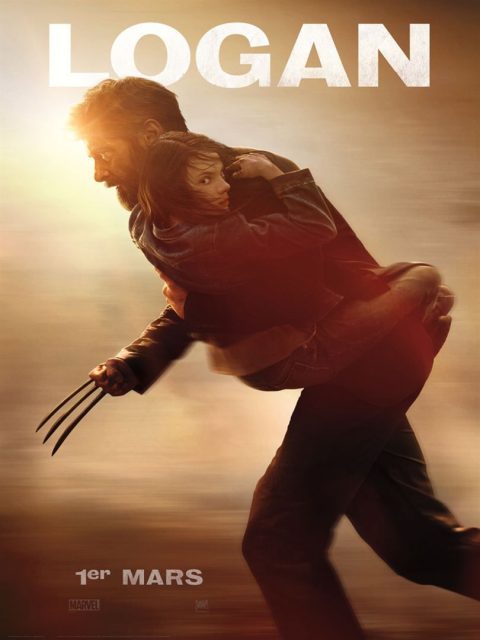 Logan - Photos et affiches. 3 Affiche Poster de Logan avec Hugh Jackman Patrick Stewart et Dafne Keen 2017