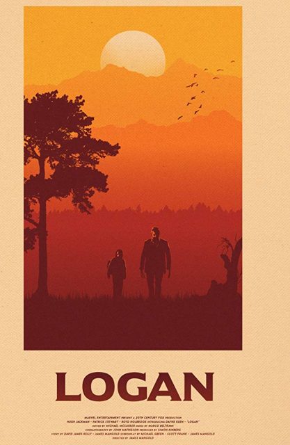 Logan - Photos et affiches. 10 Affiche Poster de Logan avec Hugh Jackman Patrick Stewart et Dafne Keen 2017