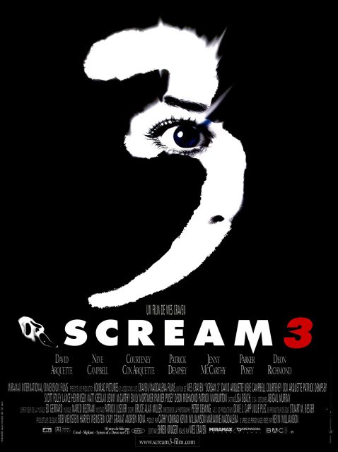 Scream 3 - Photos et affiches. 2 Affiche Poster scream 3 disney dimension