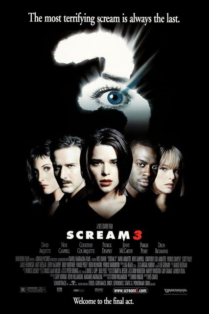 Scream 3 - Photos et affiches. 3 Affiche Poster scream 3 disney dimension