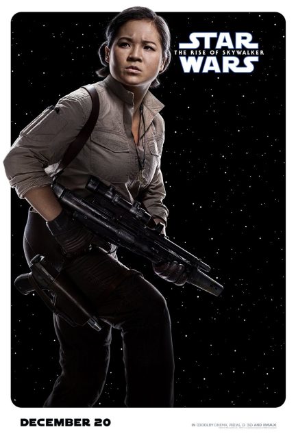 Affiche Poster de Star Wars L'ascension de Skywalker Rise avec Daisy Ridley Adam Driver et Oscar Isaac 2019