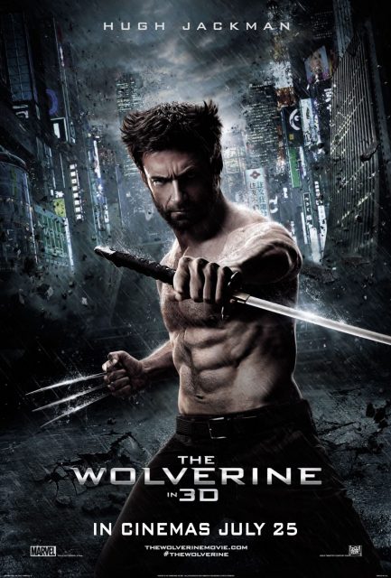 Wolverine : le combat de l'immortel - Photos et affiches. 3 Affiche Poster de Wolverine : le combat de l'immortel avec Hugh Jackman 2013