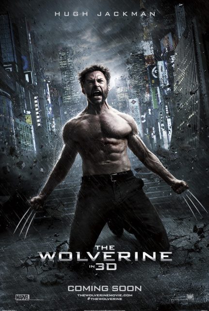 Wolverine : le combat de l'immortel - Photos et affiches. 4 Affiche Poster de Wolverine : le combat de l'immortel avec Hugh Jackman 2013