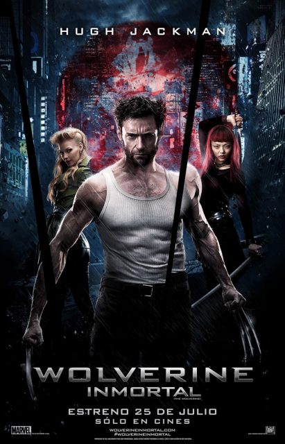 Wolverine : le combat de l'immortel - Photos et affiches. 17 Affiche Poster de Wolverine : le combat de l'immortel avec Hugh Jackman 2013