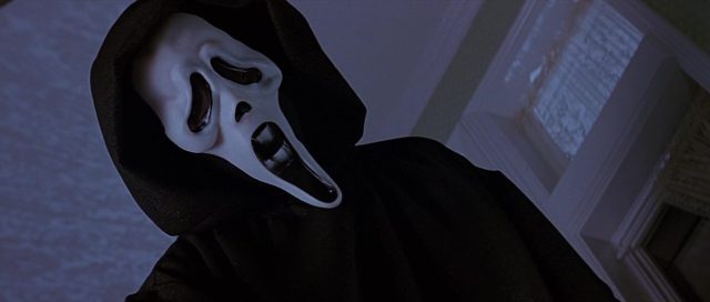 Scream. 4 Neve Campbell Courteney Cox et David Arquette dans Scream 1996