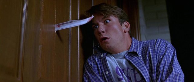 Scream 2. 9 Neve Campbell Courteney Cox et David Arquette dans Scream 2 1998