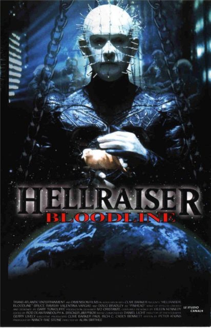 Hellraiser : Bloodline. 1 Affiche Poster de Hellraiser : Bloodline avec Kari Wuhrer 1996
