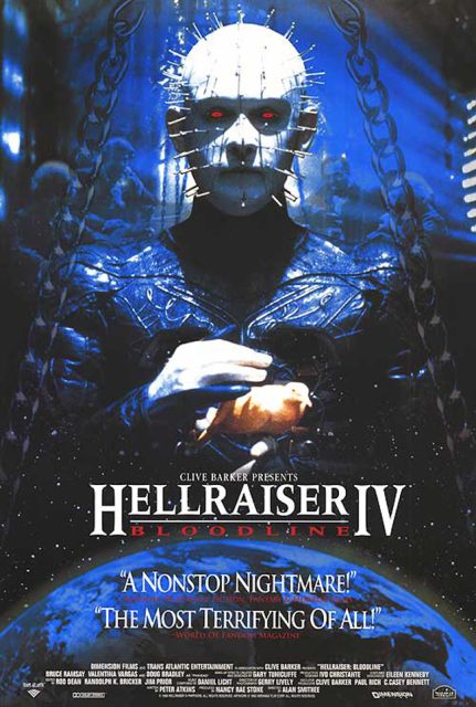 Hellraiser : Bloodline - Photos et affiches. 4 Affiche Poster hellraiser bloodline disney dimension