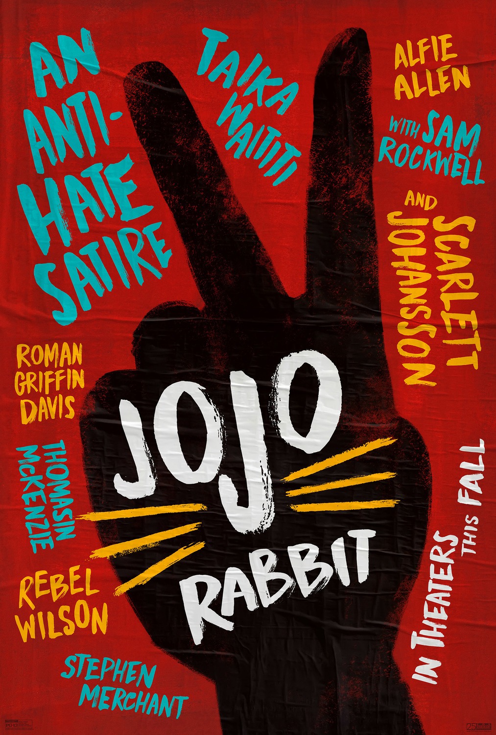 Affiche Poster jojo rabbit disney fox