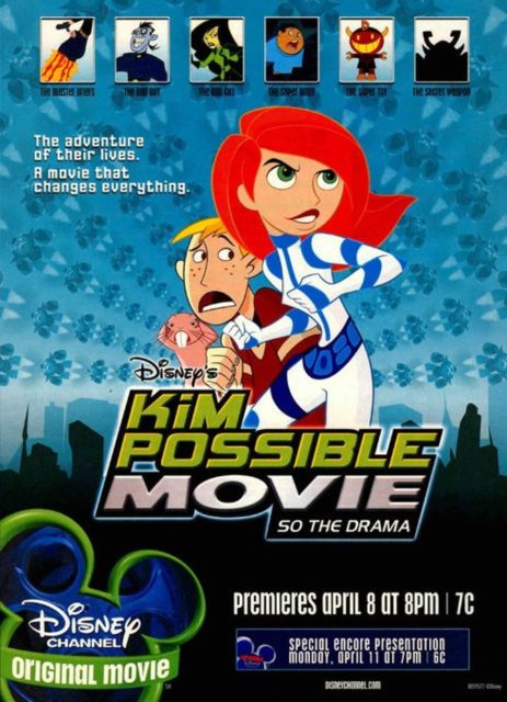 affiche poster kim possible mission cupidon film drama disney channel
