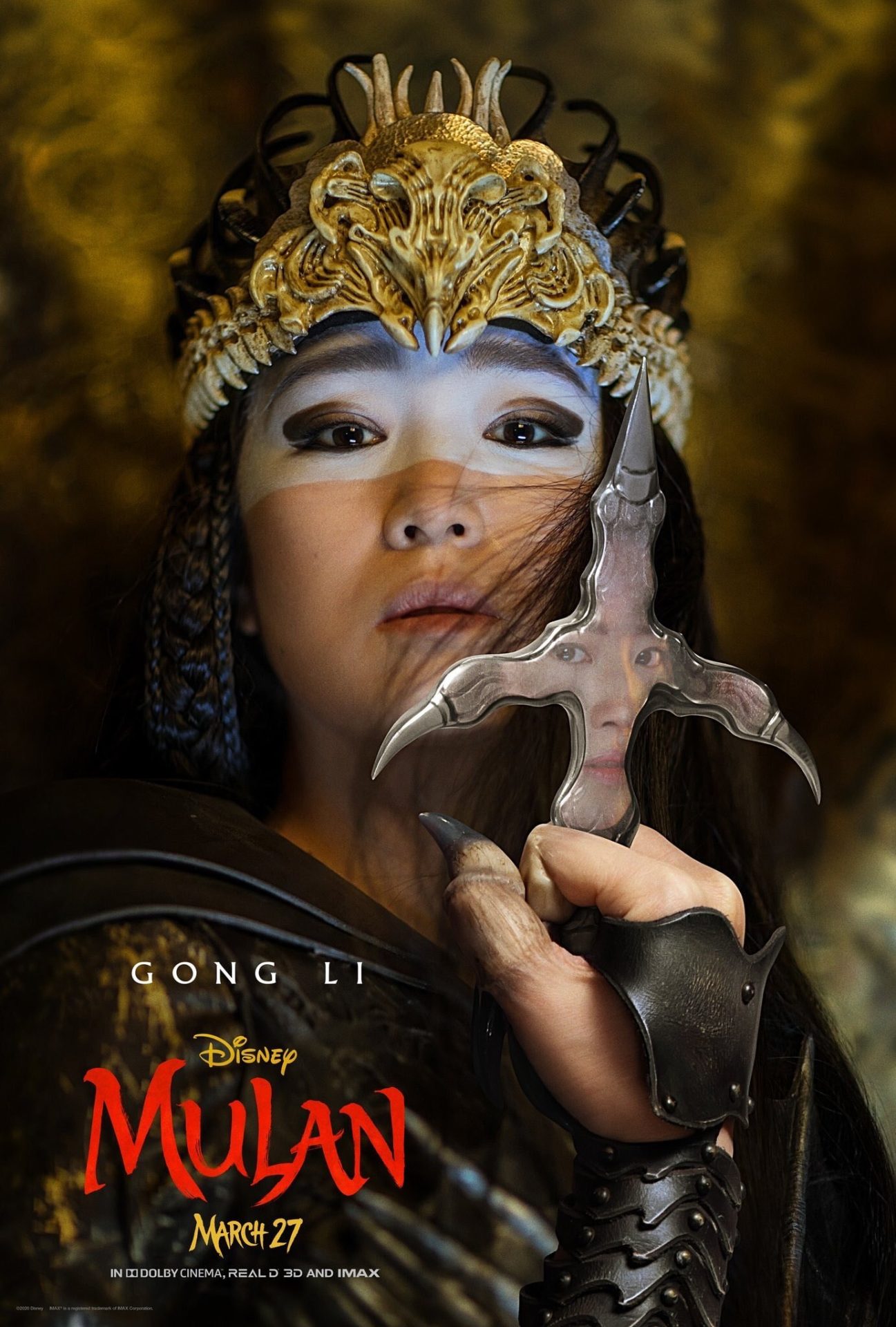 affiche poster film mulan disney
