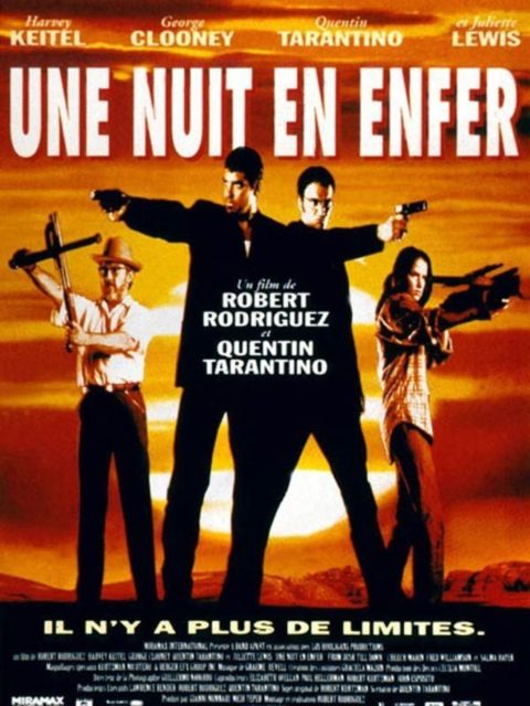 Une nuit en enfer - Photos et affiches. 2 Affiche poster nuit enfer dusk dawn disney dimension miramax