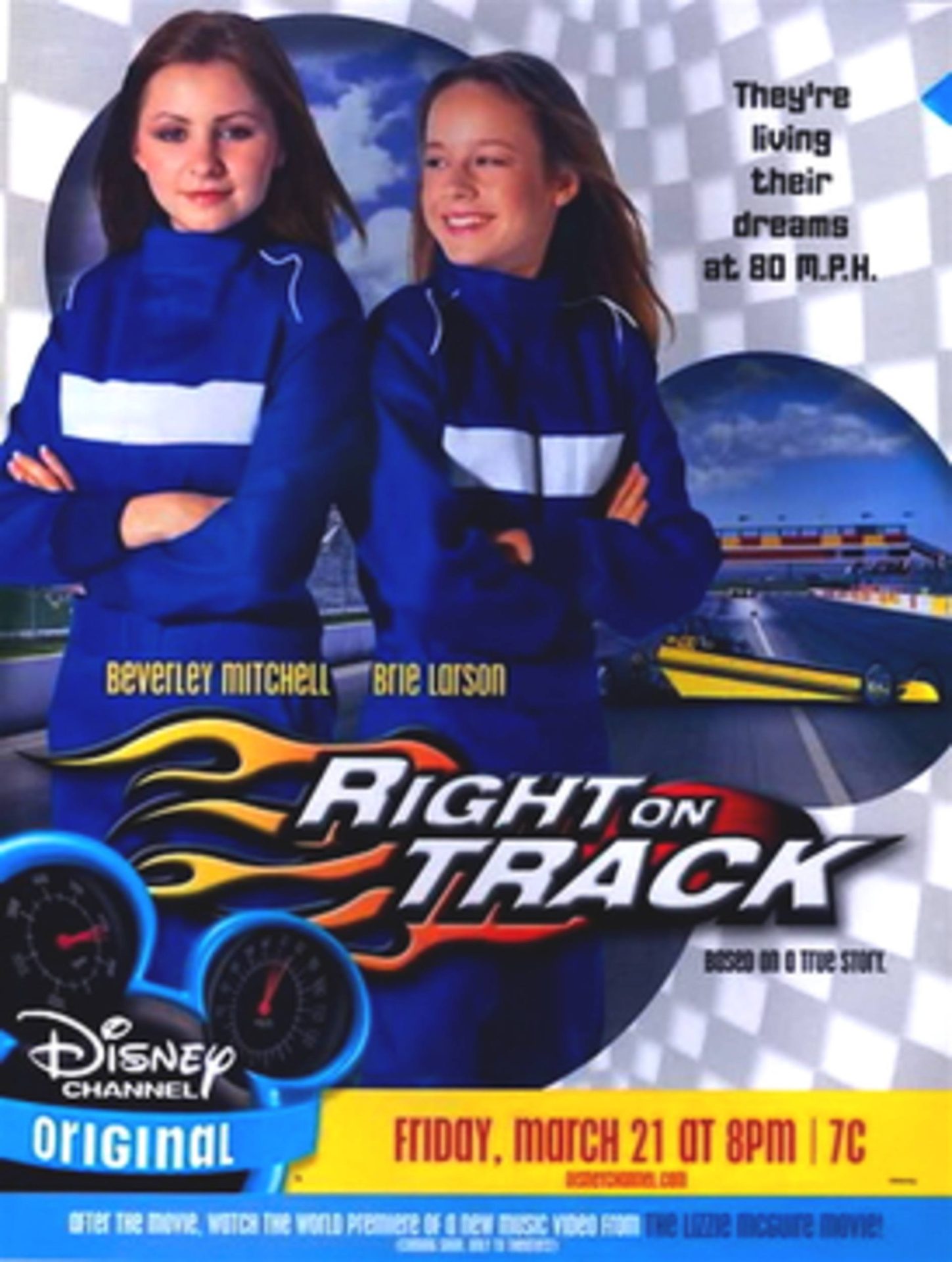 Affiche poster voie tracee right track disney channel