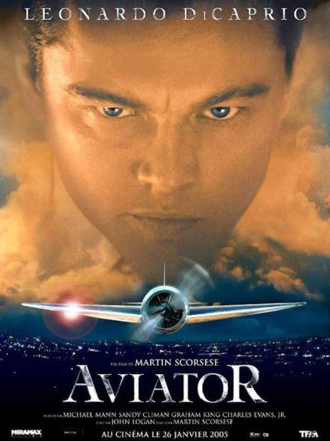 Aviator. 1 Affiche Poster de Aviator avec Leonardo DiCaprio Cate Blanchett et Kate Beckinsale 2004